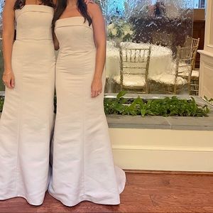 Amsale Jaylin Bridesmaids Dress- Champagne